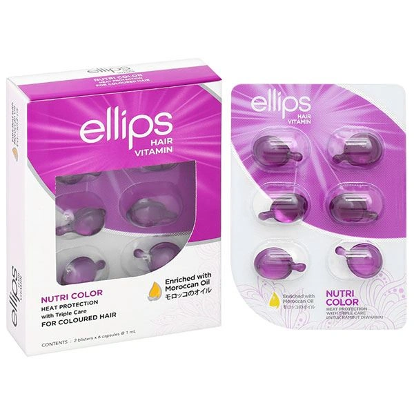 Serum dưỡng tóc Ellips Hair Vitamin dành cho tóc nhuộm