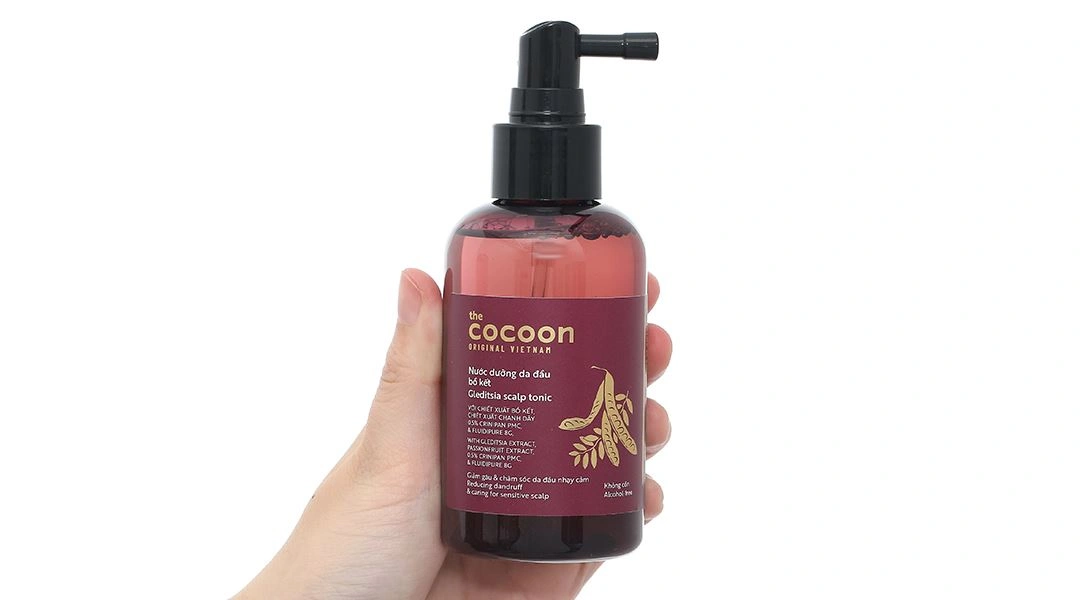 Nước dưỡng da đầu Cocoon Bồ Kết giúp giảm gàu, tăng cường hàng rào bảo vệ da đầu chai 140ml - 10