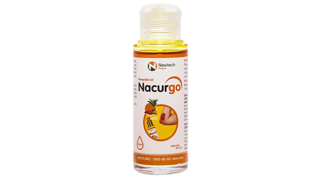 Xịt vết thương Nacurgo bảo vệ, tái tạo da, ngừa vi khuẩn (1 chai x 30ml) - 8
