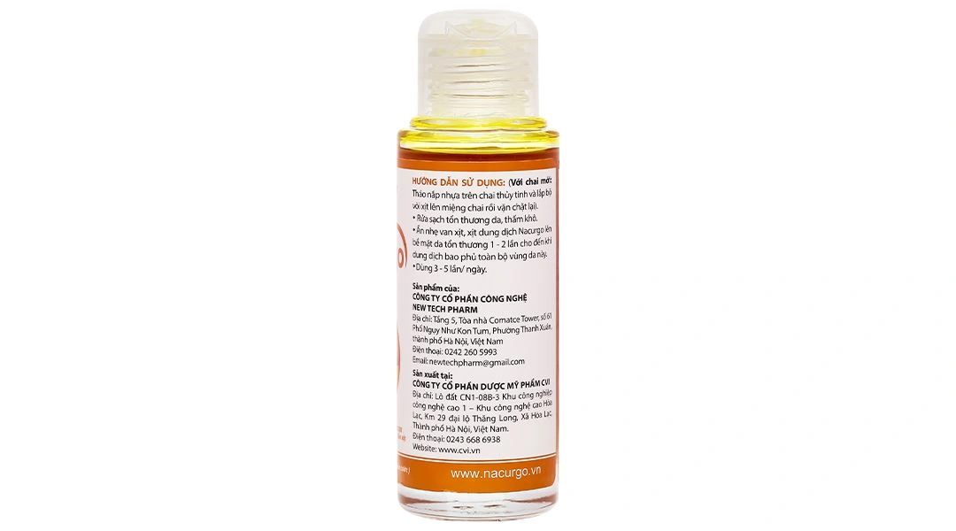 Xịt vết thương Nacurgo bảo vệ, tái tạo da, ngừa vi khuẩn (1 chai x 30ml) - 9