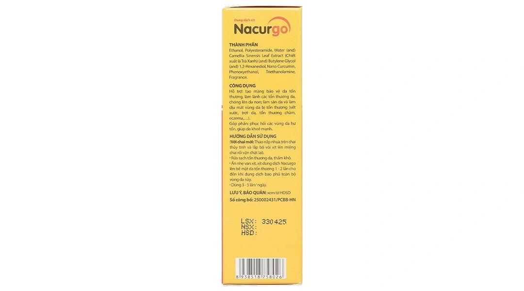 Xịt vết thương Nacurgo bảo vệ, tái tạo da, ngừa vi khuẩn (1 chai x 30ml) - 3