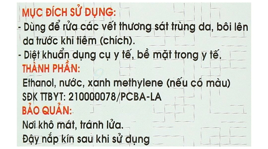 Cồn 70 độ Bidophar chai 500ml - 4
