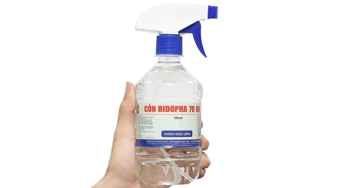 Cồn 70 độ Bidophar chai 500ml - 5