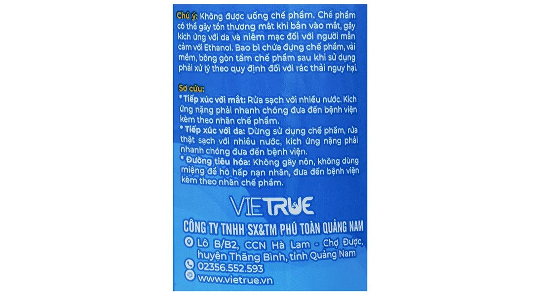 Cồn 70 độ Vietrue chai 500ml - 6