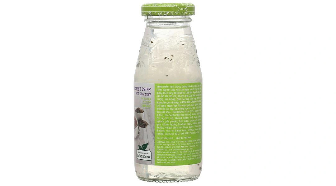 Nước yến sào hạt chia Green Bird chai 185ml - 2