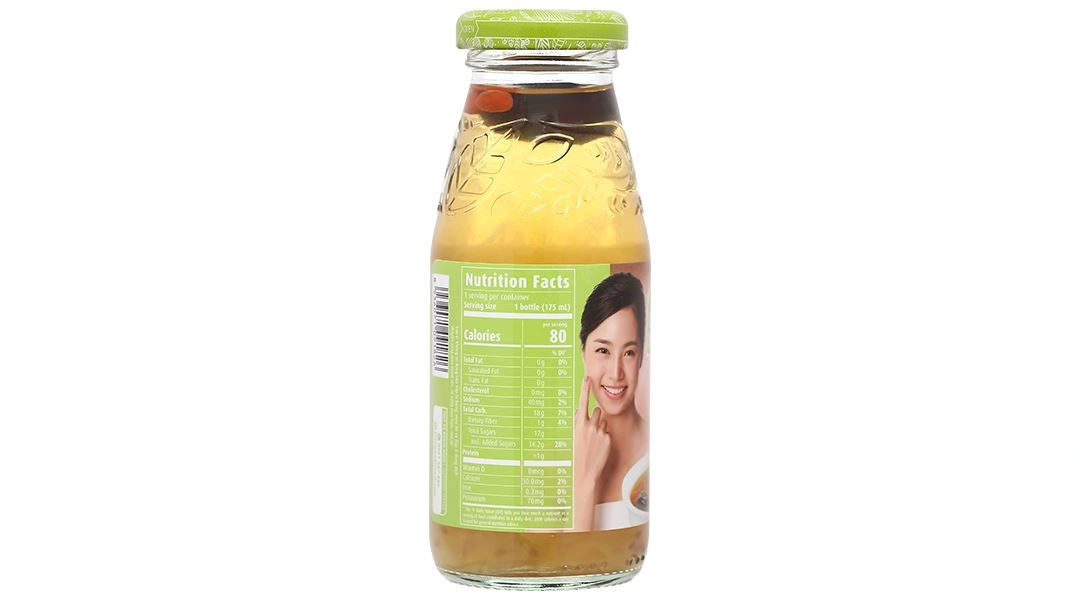 Chè Dưỡng Nhan Tổ Yến Và Trùng Thảo Green Bird Nutrinest lốc 6 chai x 175ml - 16