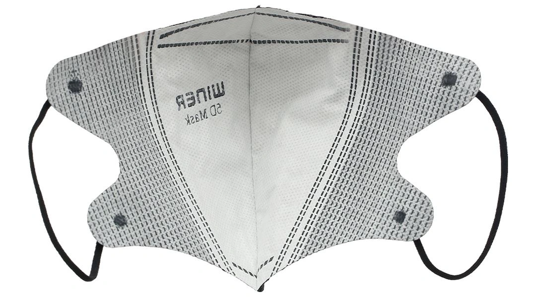 Khẩu trang y tế Winer 5D Mask 4 lớp màu đen hộp 30 cái - 8