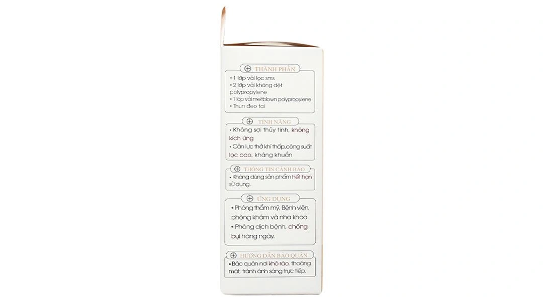 Khẩu trang y tế Winer 5D Mask 4 lớp màu đen hộp 30 cái - 3
