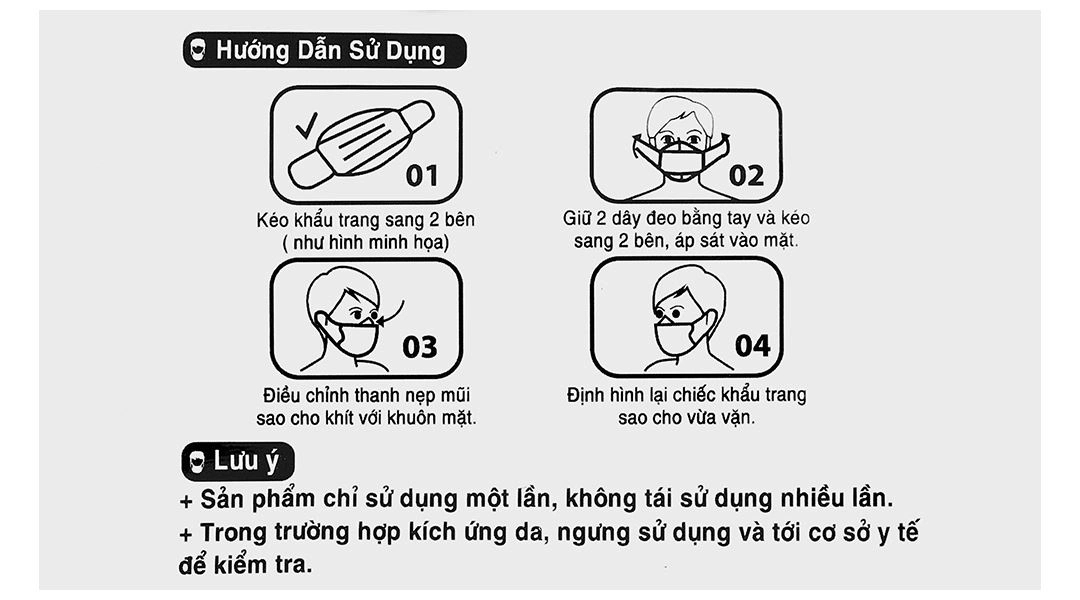 Khẩu trang y tế Winer KF94 4D mask 4 lớp màu đen gói 10 cái - 4