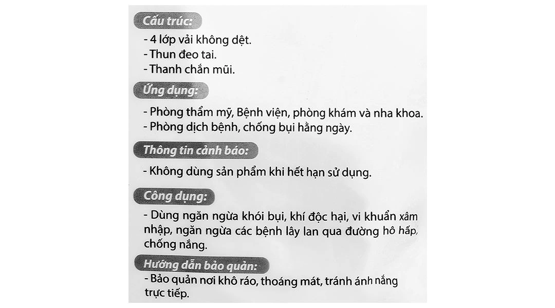 Khẩu trang y tế Winer 9Amask 4 lớp màu đen gói 10 cái - 12