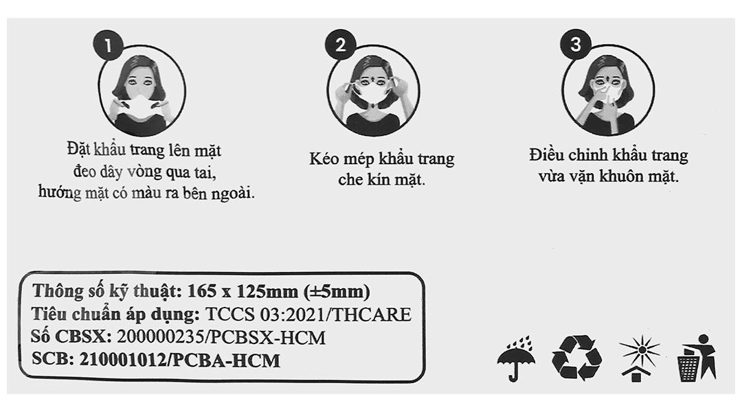 Khẩu trang y tế Winer 9Amask 4 lớp màu đen gói 10 cái - 6