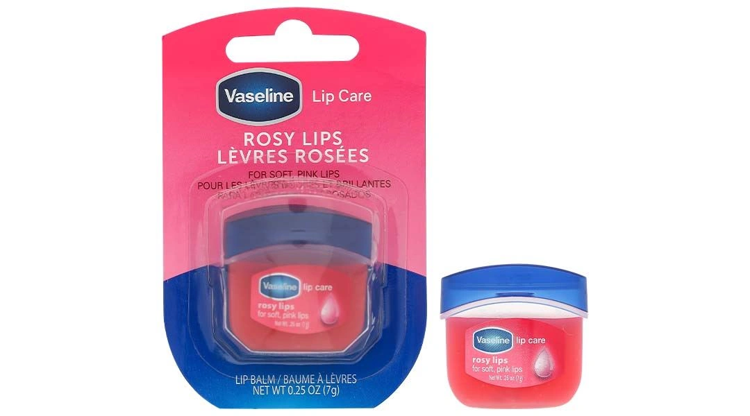 Sáp dưỡng môi Vaseline Rosy Lips dưỡng ẩm, giúp môi mềm mại, sắc hồng tự nhiên hũ 7g - 1