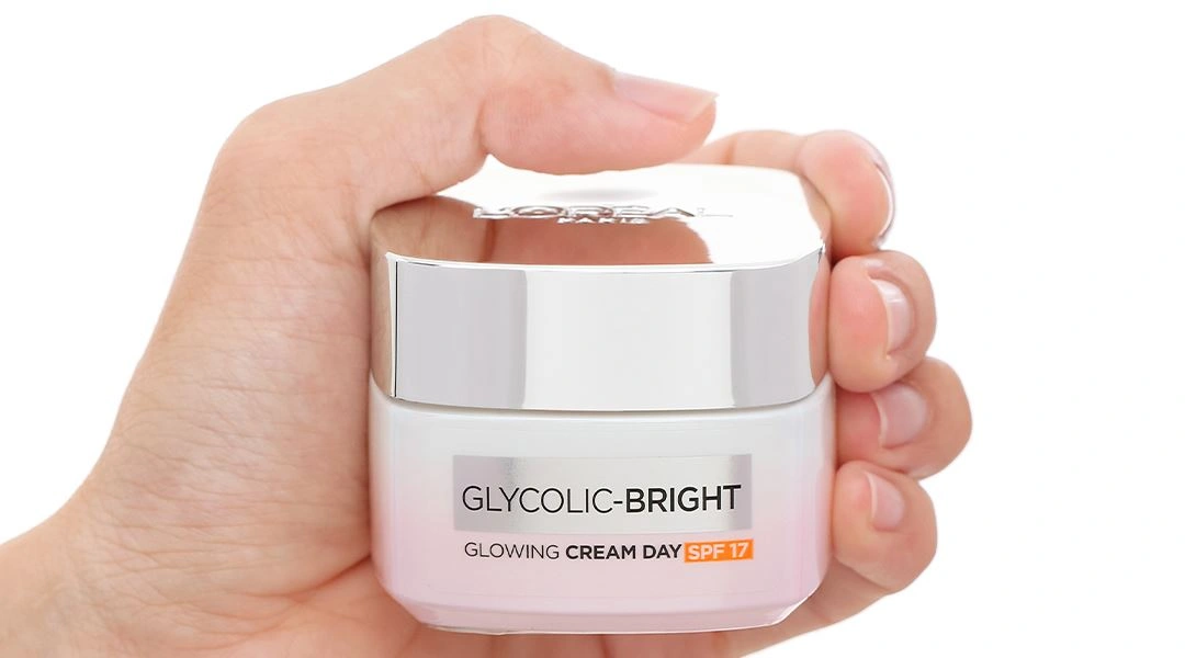 Kem L'Oréal Glycolic-Bright Glowing Cream Day làm sáng da, mờ thâm hũ 50ml - 9