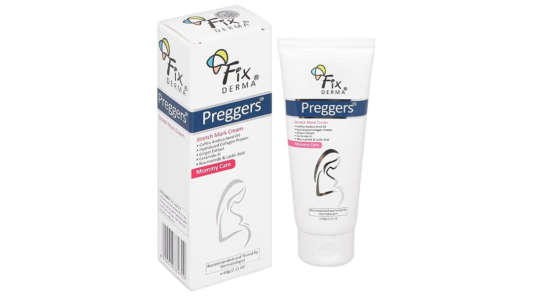 Kem Fixderma Preggers Stretch Mark giúp ngừa rạn da, dưỡng ẩm dành cho bà bầu tuýp 60g - 1