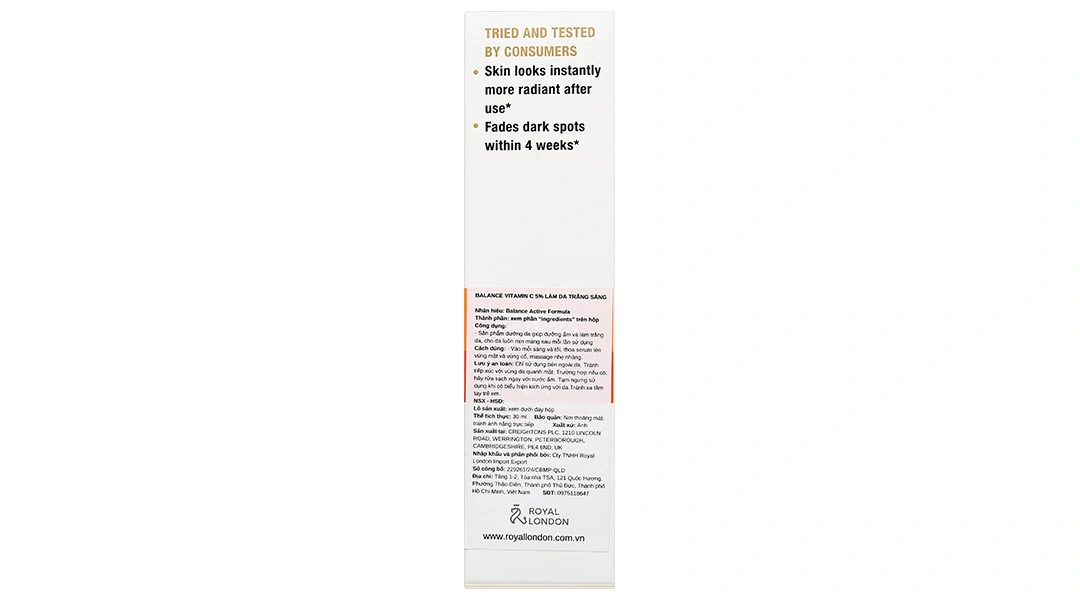 Serum Balance Active Formula Vitamin C dưỡng ẩm và làm trắng da chai 30ml - 4
