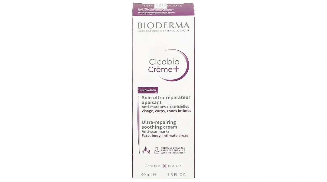 Kem Bioderma Cicabio Crème+ phục hồi và làm dịu da, làm mờ sẹo tuýp 40ml - 1