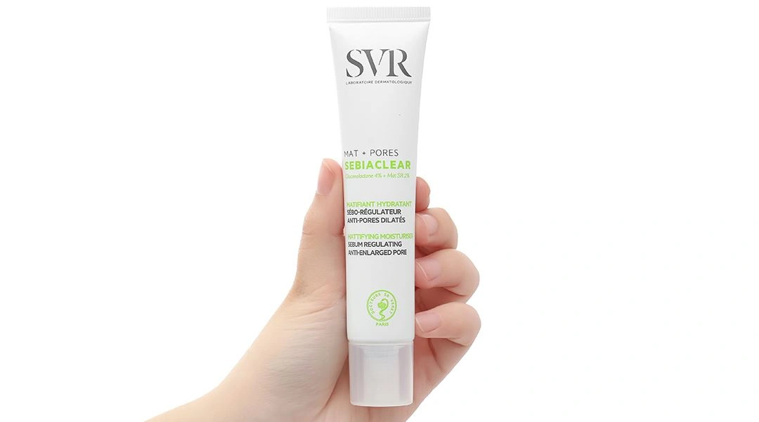 Kem dưỡng ẩm SVR Sebiaclear Mat+Pores giảm bóng nhờn, giảm mụn tuýp 40ml - 12