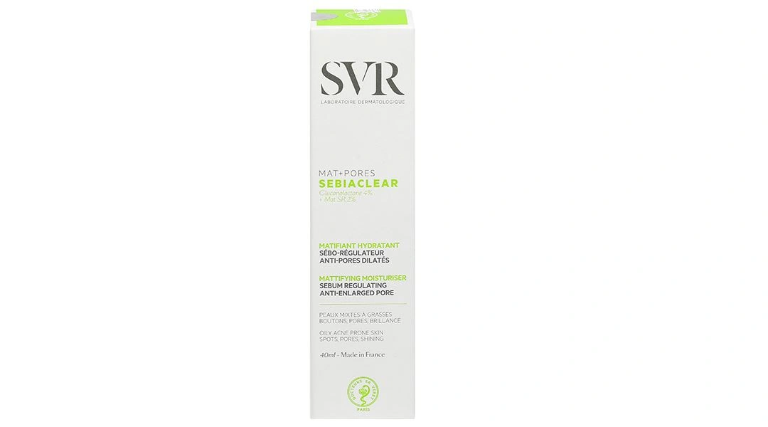 Kem dưỡng ẩm SVR Sebiaclear Mat+Pores giảm bóng nhờn, giảm mụn tuýp 40ml - 1