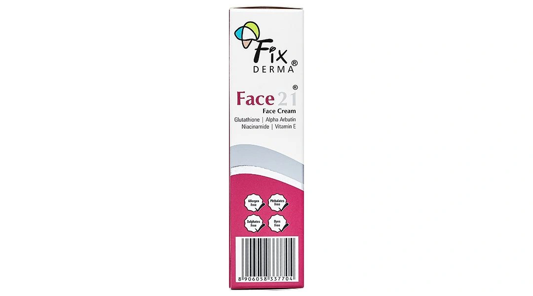 Kem dưỡng ẩm Fixderma Face21 Face Cream giúp da trắng sáng, mịn màng tuýp 50g - 4