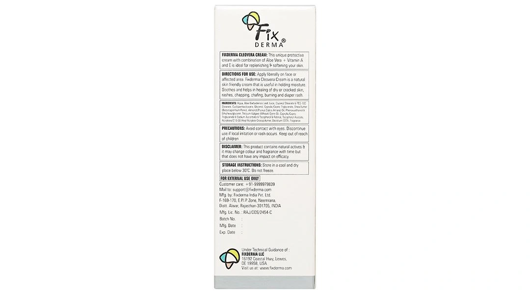 Kem Fixderma Cleovera giúp dưỡng ẩm, làm mềm và dịu da tuýp 60g - 2
