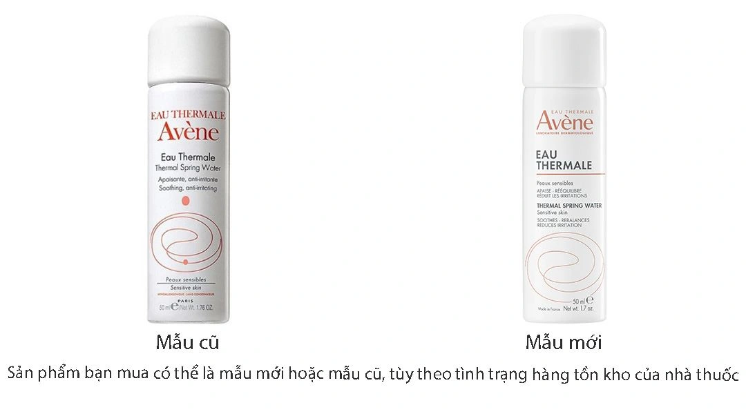 Xịt khoáng Avène cấp nước, làm dịu da, giảm kích ứng chai 50ml - 