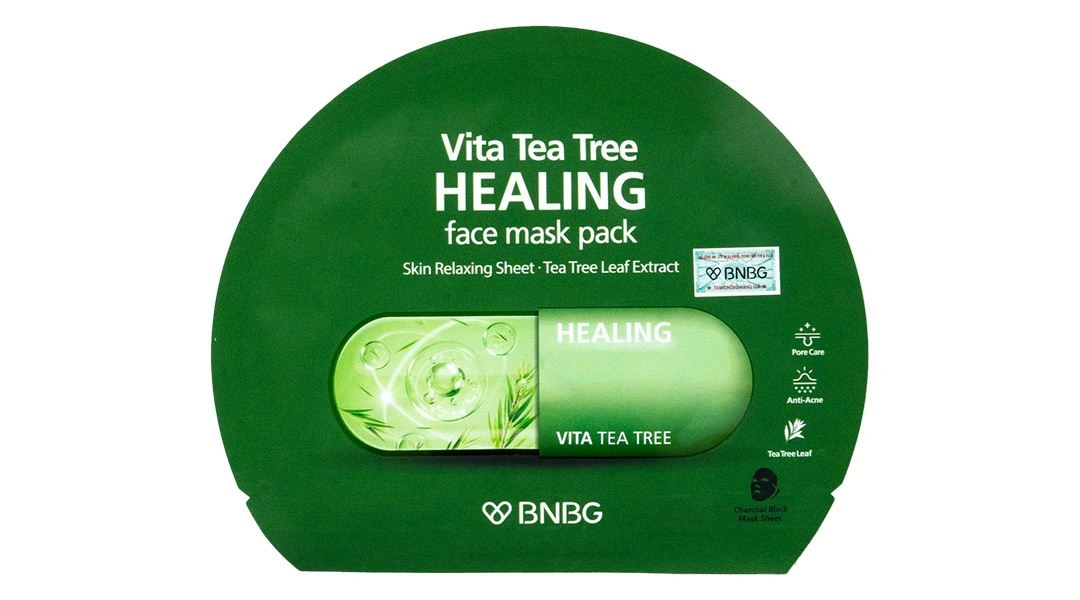 Mặt nạ BNBG Vita Tea Tree Tràm Trà kiểm soát dầu và mụn miếng 30ml - 7