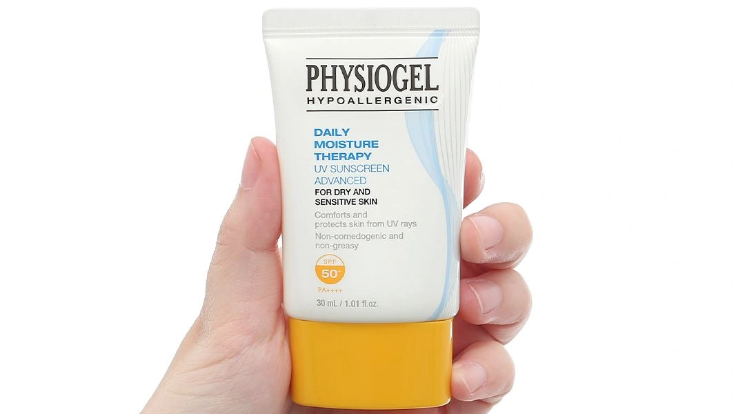 Kem chống nắng Physiogel Daily Moisture Therapy Advanced SPF50+/PA++++ dưỡng ẩm tuýp 30ml - 5
