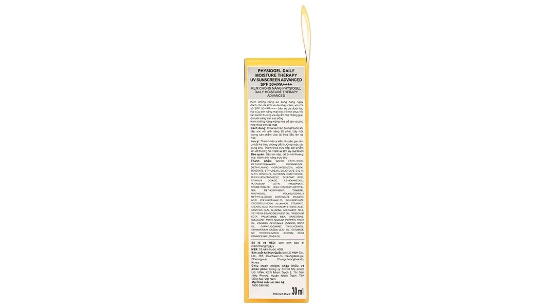 Kem chống nắng Physiogel Daily Moisture Therapy Advanced SPF50+/PA++++ dưỡng ẩm tuýp 30ml - 10