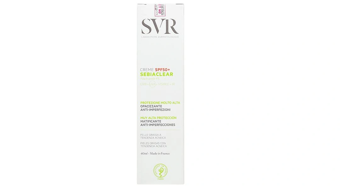 Kem chống nắng SVR Sebiaclear Creme SPF50+ làm sạch dầu trên da, giảm mụn tuýp 40ml - 3