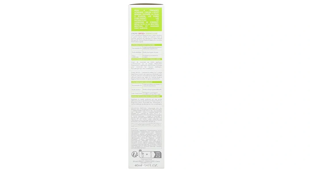 Kem chống nắng SVR Sebiaclear Creme SPF50+ làm sạch dầu trên da, giảm mụn tuýp 40ml - 4