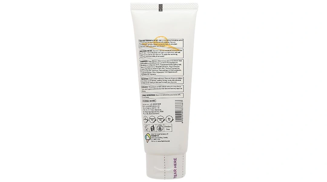 Gel chống nắng Fixderma Shadow SPF 55+/PA++++ hỗ trợ làm giảm các dấu hiệu lão hóa da tuýp 75g - 9
