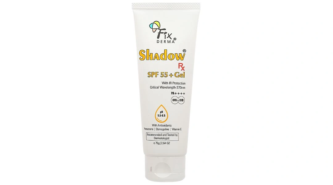 Gel chống nắng Fixderma Shadow SPF 55+/PA++++ hỗ trợ làm giảm các dấu hiệu lão hóa da tuýp 75g - 8