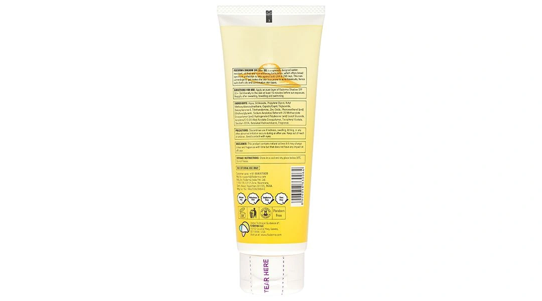 Gel chống nắng Fixderma Shadow SPF 30+/PA+++ giúp dưỡng ẩm và bảo vệ da tuýp 75g - 8