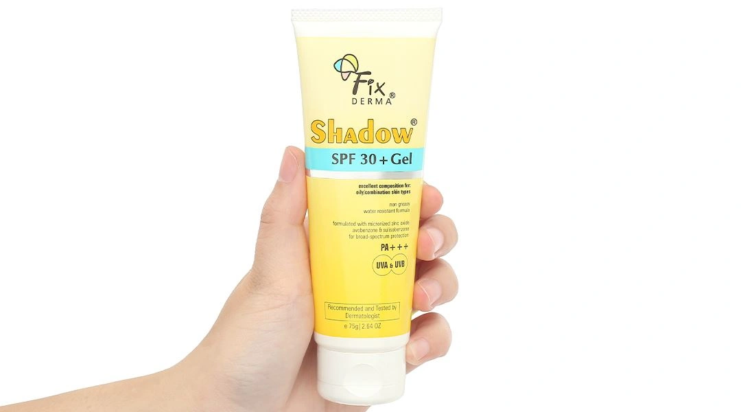 Gel chống nắng Fixderma Shadow SPF 30+/PA+++ giúp dưỡng ẩm và bảo vệ da tuýp 75g - 9