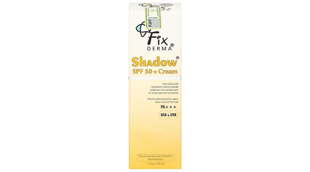 Kem chống nắng Fixderma Shadow SPF 50+/PA+++ giúp dưỡng ẩm và bảo vệ da tuýp 75g - 1