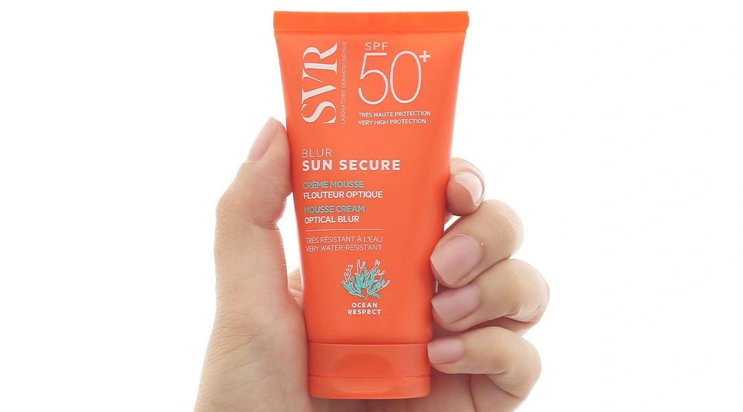 Kem chống nắng SVR Sun Secure Blur SPF50+ giúp che khuyết điểm và làm da đều màu tuýp 50ml - 11