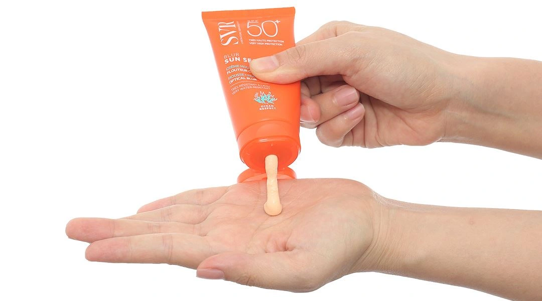 Kem chống nắng SVR Sun Secure Blur SPF50+ giúp che khuyết điểm và làm da đều màu tuýp 50ml - 12
