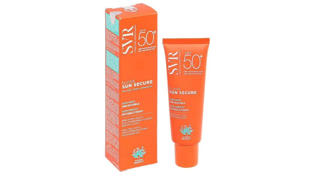 Kem chống nắng SVR Sun Secure Fluide SPF50+ trong suốt, không gây nhờn da tuýp 50ml - 