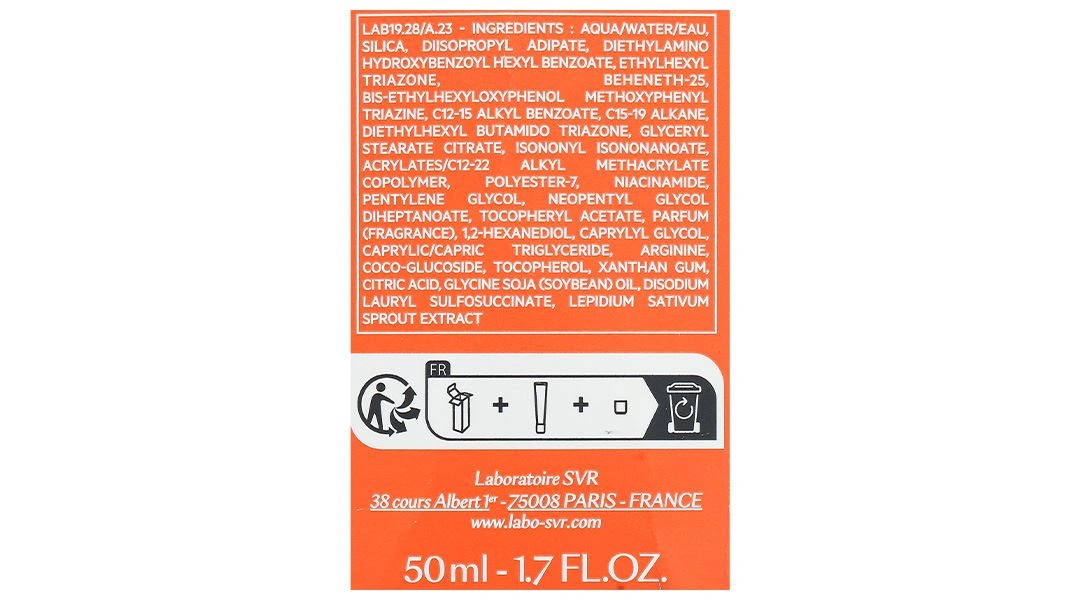 Kem chống nắng SVR Sun Secure Fluide SPF50+ trong suốt, không gây nhờn da tuýp 50ml - 8