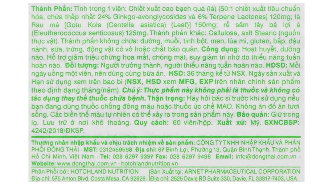 Thực phẩm bảo vệ sức khỏe Mega Brain - 7