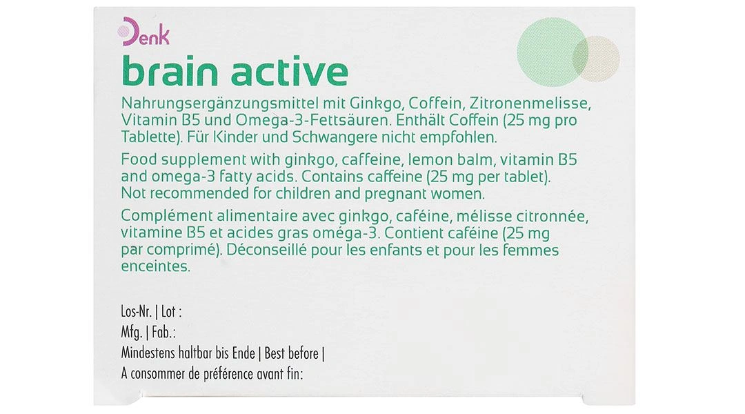 Brain Active Denk hộp 60 Viên - 6
