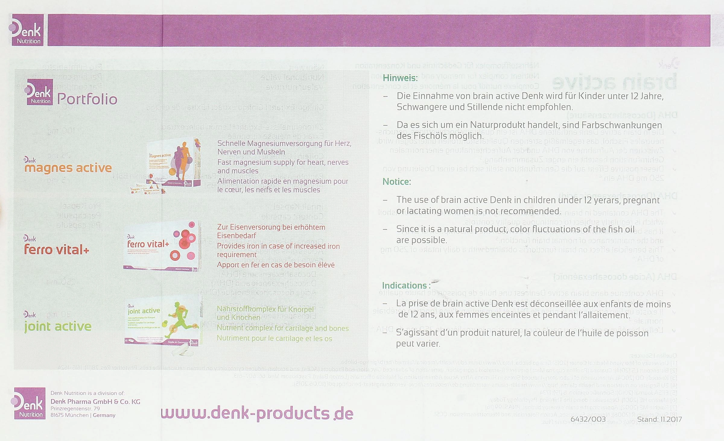 Brain Active Denk hộp 60 Viên - 12