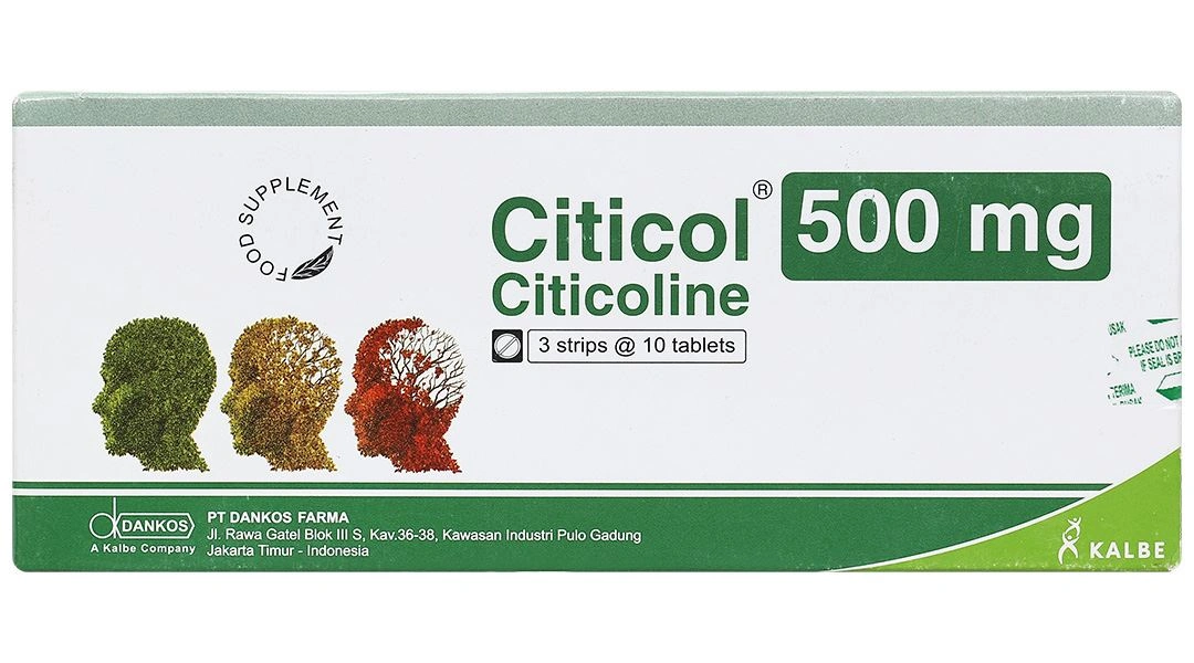 Thực phẩm bảo vệ sức khỏe Citicol 500 hộp 30 viên - 1