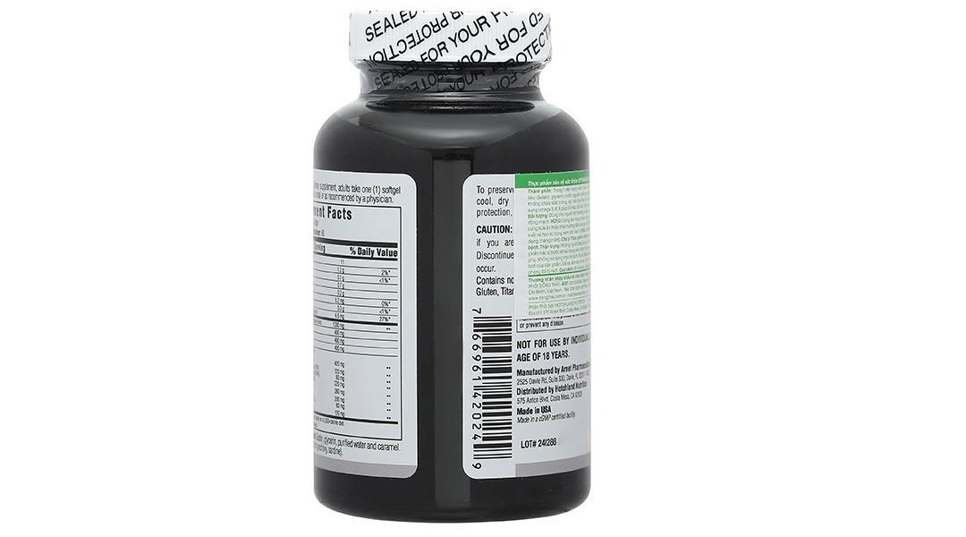 Optimum Omega 3,6,9 hỗ trợ bổ não, bổ mắt lọ 60 viên - 7