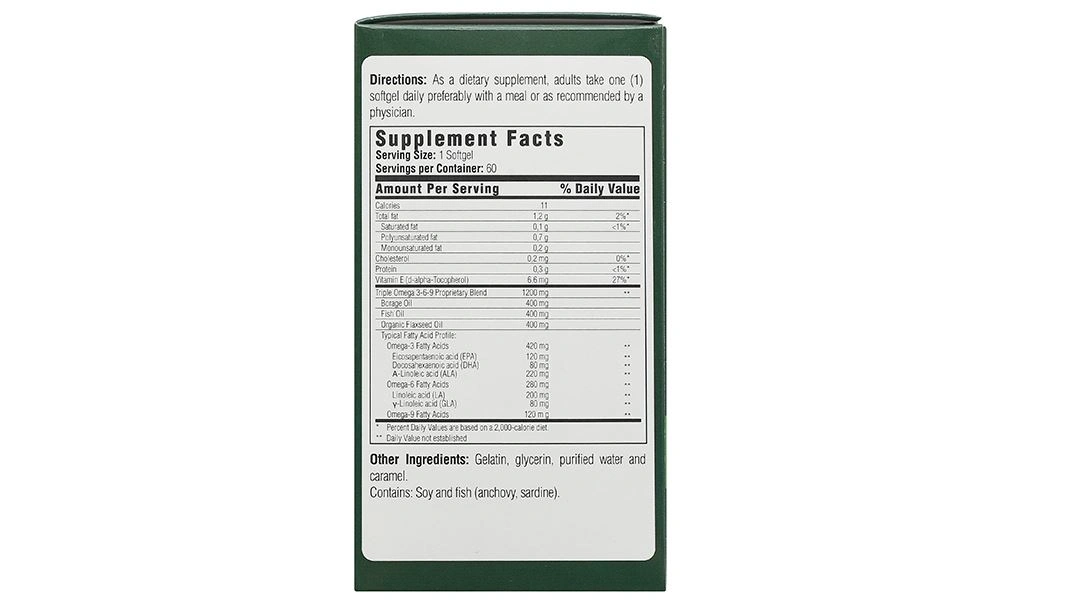Optimum Omega 3,6,9 hỗ trợ bổ não, bổ mắt lọ 60 viên - 2