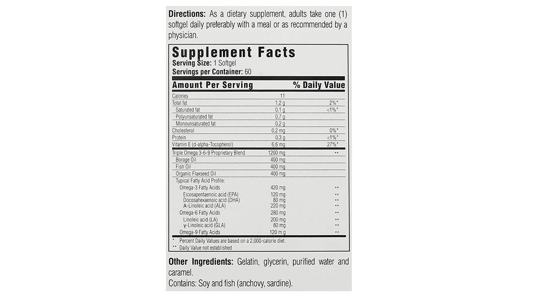 Optimum Omega 3,6,9 hỗ trợ bổ não, bổ mắt lọ 60 viên - 5