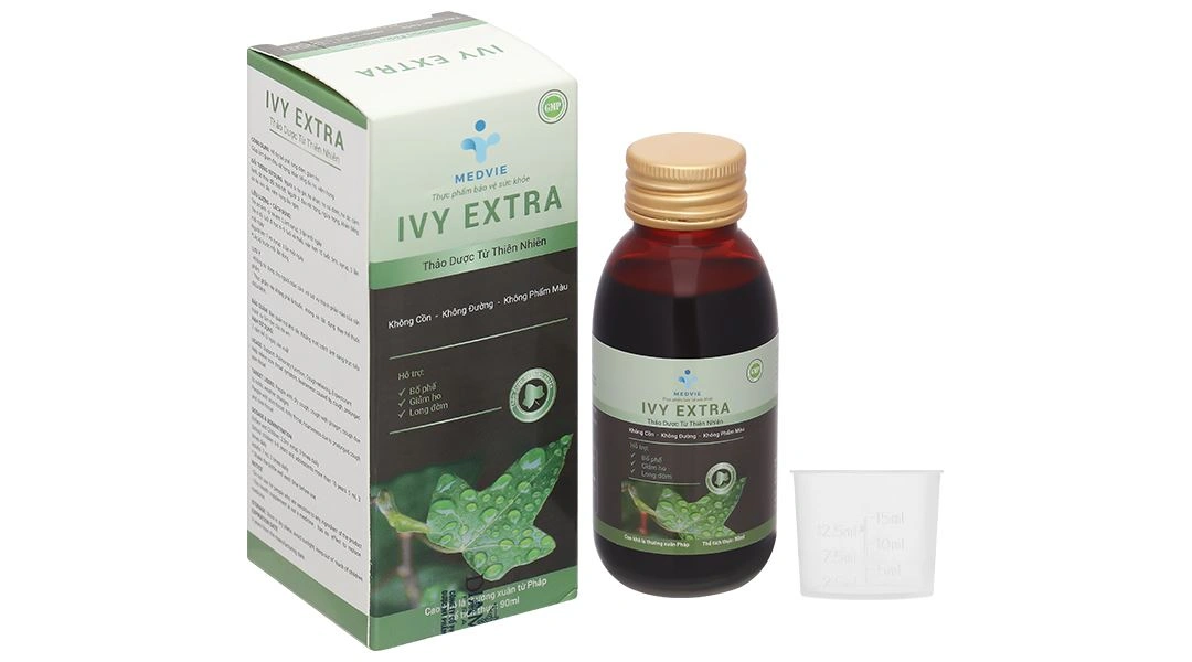 Ivy Extra hỗ trợ giảm ho, long đờm chai 90ml - 16
