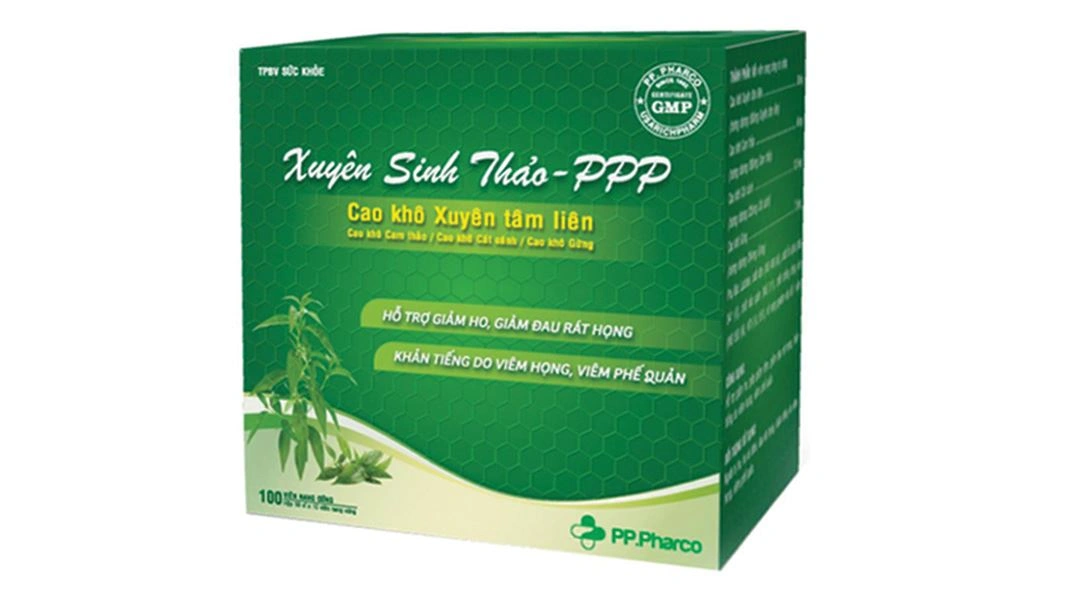 Xuyên Sinh Thảo PPP vỉ 10 viên - 