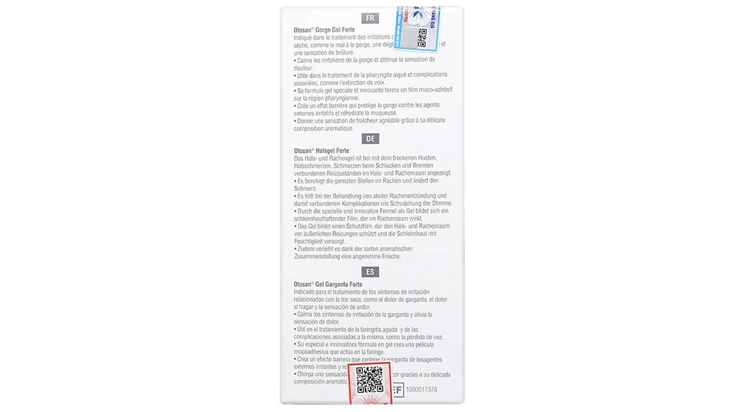 Gel Ngậm Họng Otosan Throat Gel Forte Hộp 14 Gói X 10ml - 5
