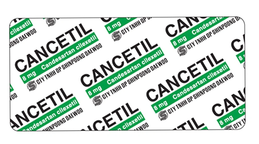 Cancetil 8mg điều trị tăng huyết áp, suy tim (3 vỉ x 10 viên) - 2
